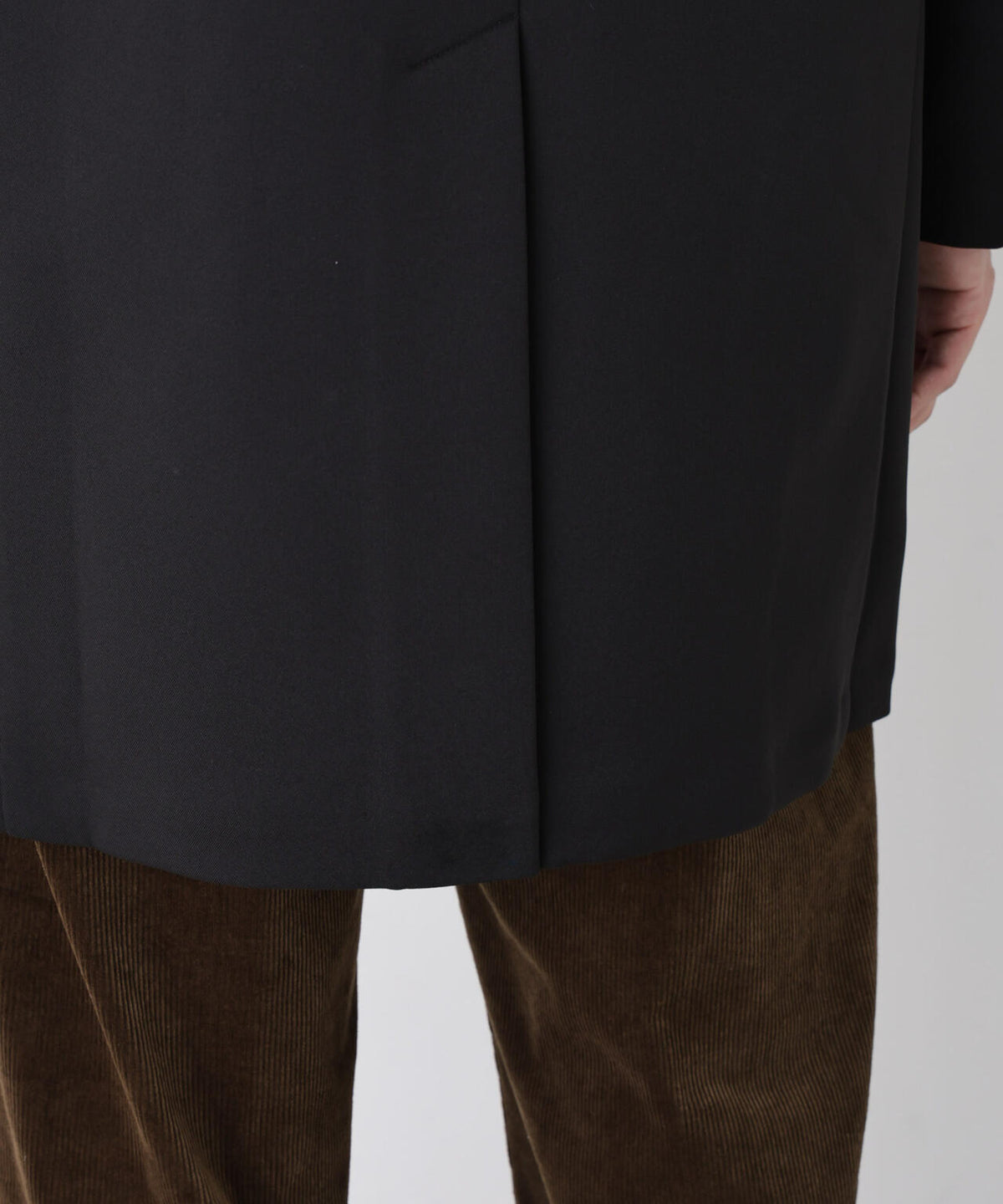 DOWN FABRIC チェスターフィールドコート 6686211207