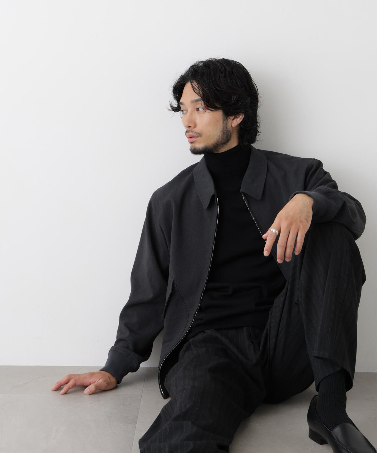 181cm　B:75 W:73 H:90 着用サイズ：L