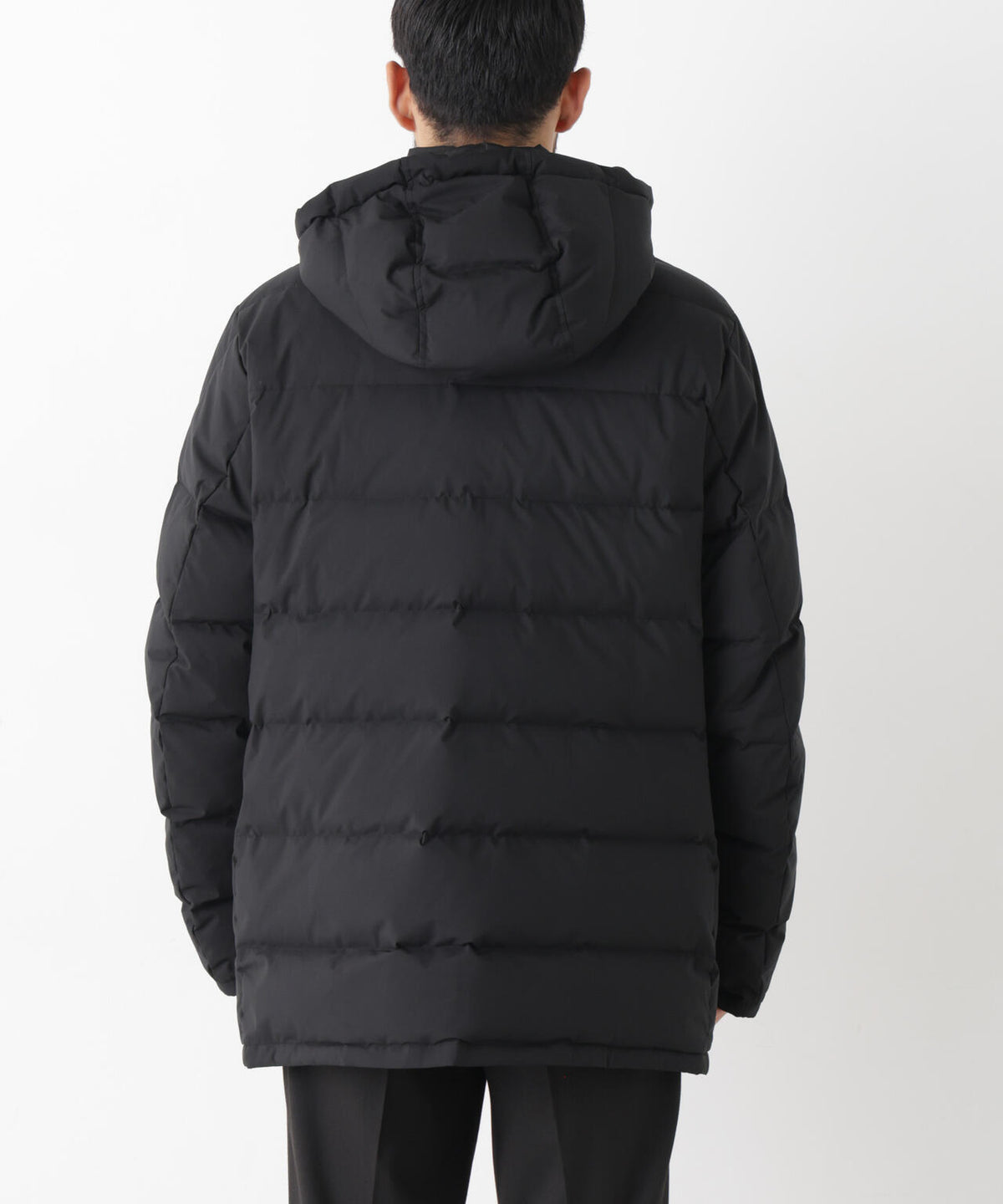 ALLIED FEATHER＋DOWN ステッチミドルダウン フード脱着/撥水 6686214202