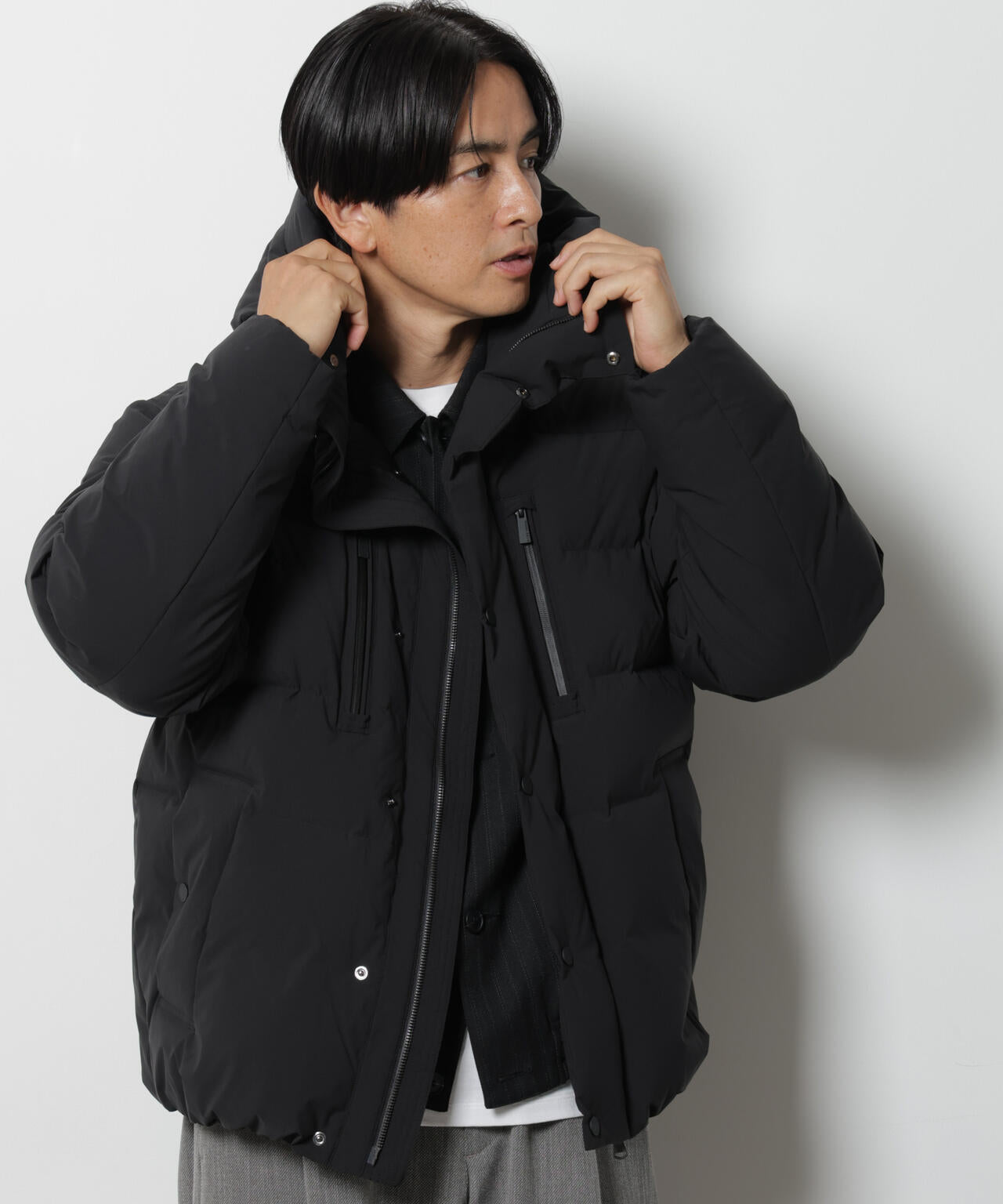 「西川ダウン(R)」SOLOTEXショートダウン