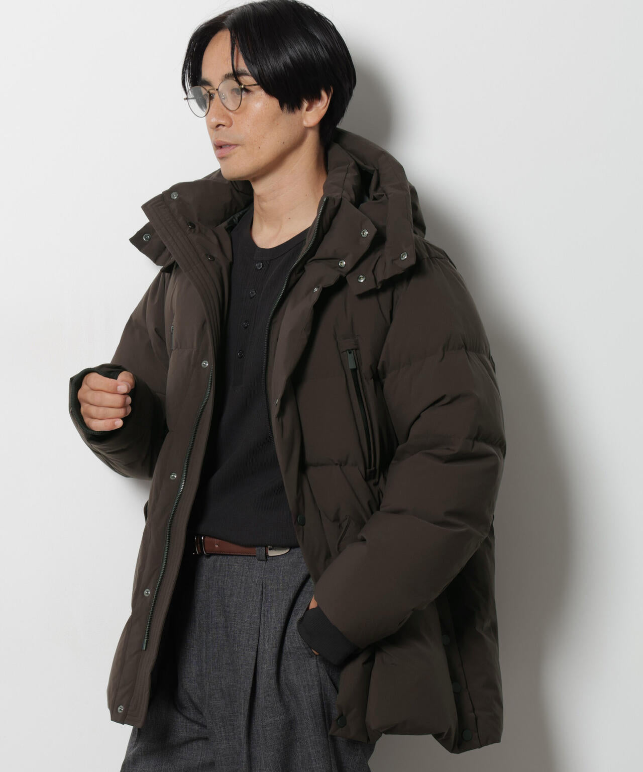 「西川ダウン(R)」SOLOTEX ミドル丈ダウン