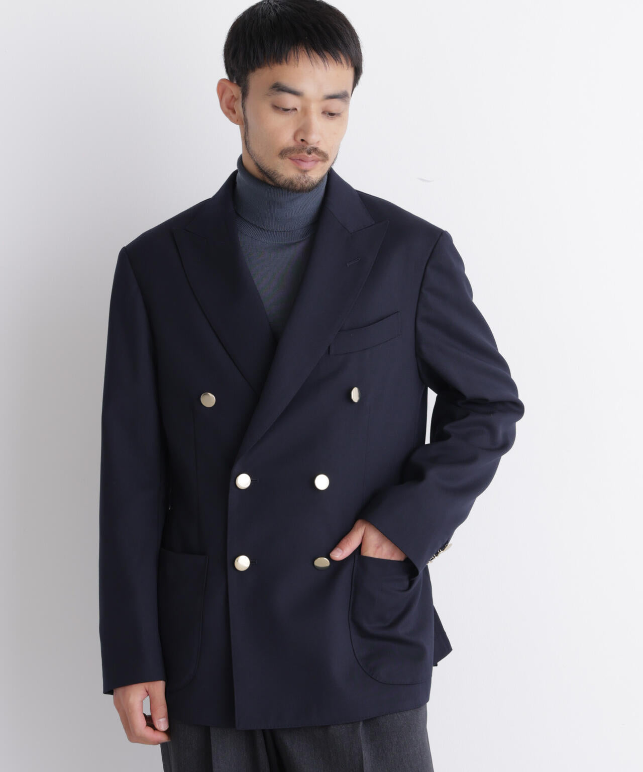「DamerinoJacket」TWオールシーズンドビーダブルブレストブレザー 6686216203