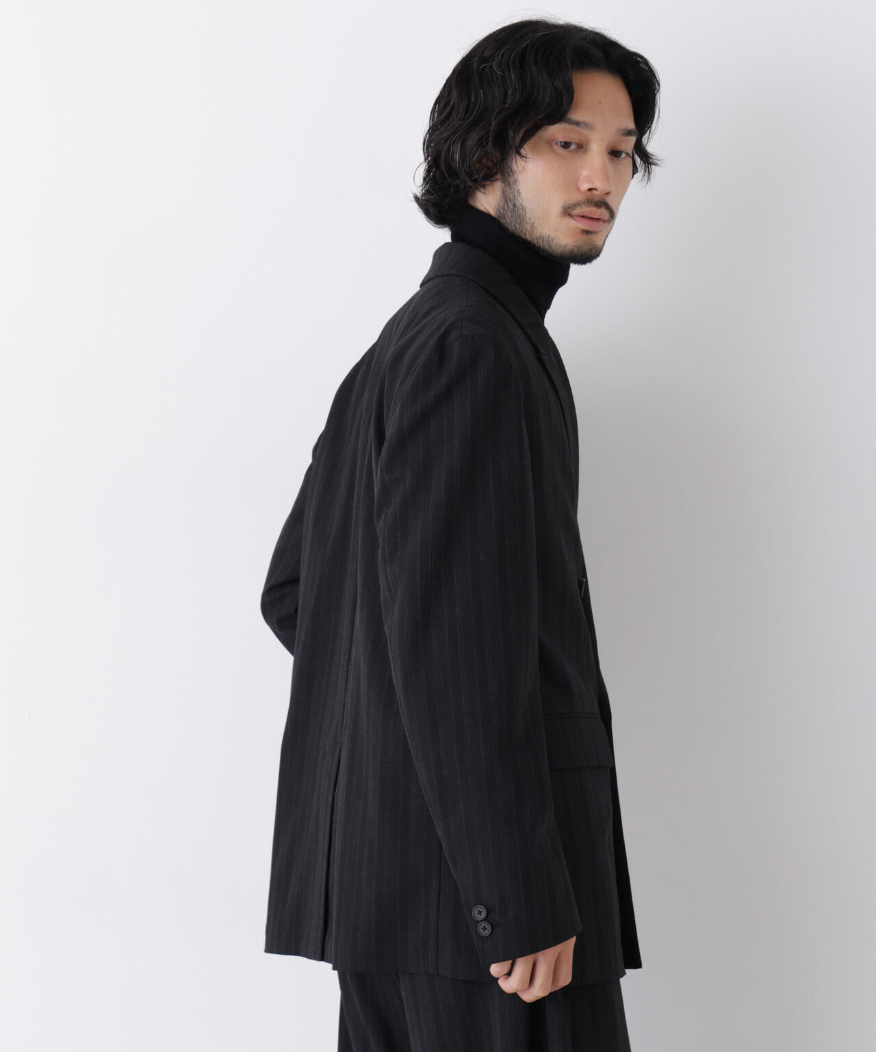 ｢DELEGANT｣ ダブルブレストジャケット（セットアップ可） 6686216204