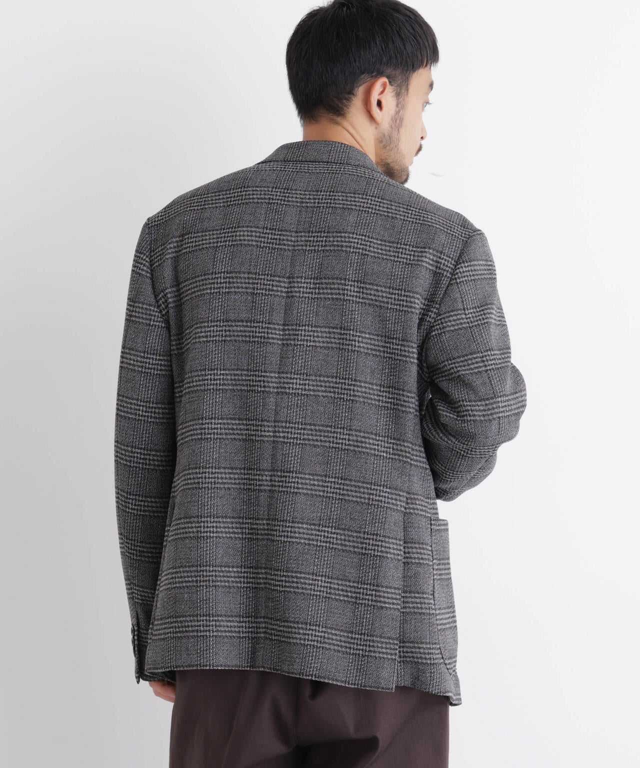 「DamerinoJacket」LANATEC(R) グレンチェックツイードジャケット 6686216206