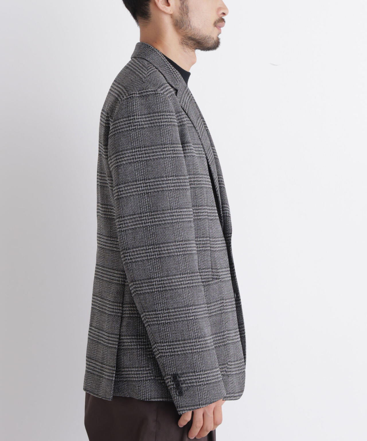 「DamerinoJacket」LANATEC(R) グレンチェックツイードジャケット 6686216206