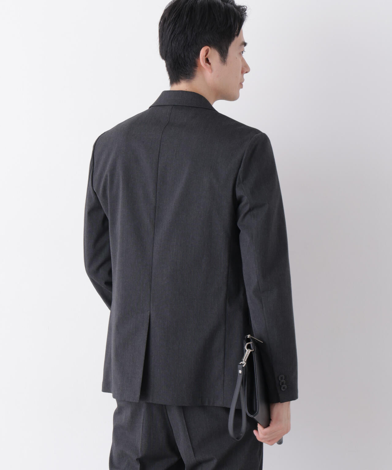 【大人気セットアップ】「Damerino」CARREMAN T/R ピンヘッドストレッチセットアップ/形態安定 6686218205