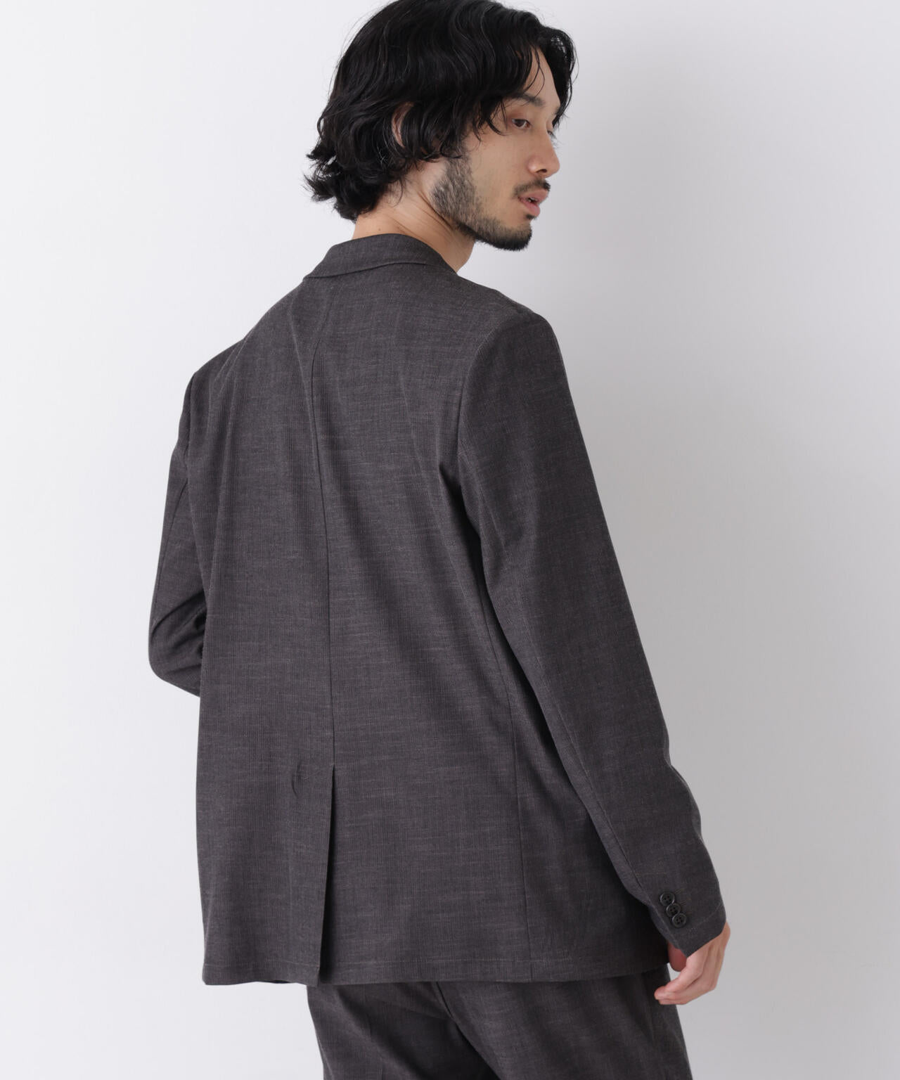 【大人気セットアップ】｢Damerino｣T/R パウダリー2WAYストレッチセットアップ 6686218207
