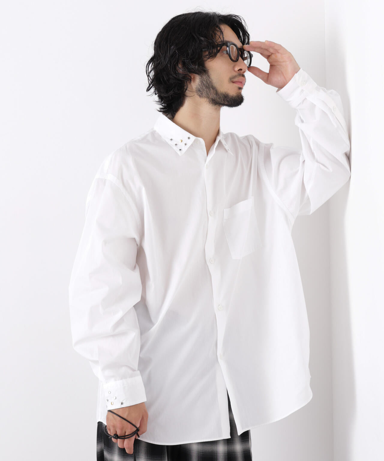 ｢ASSEMBLANC｣ スタッズシャツ 6686220202