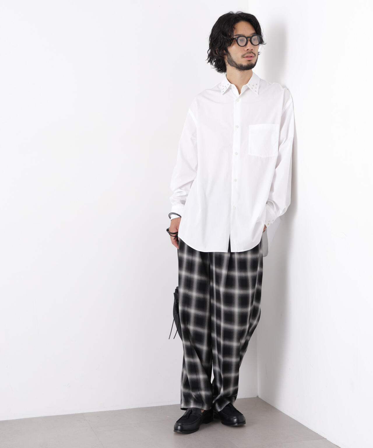 ｢ASSEMBLANC｣ スタッズシャツ 6686220202
