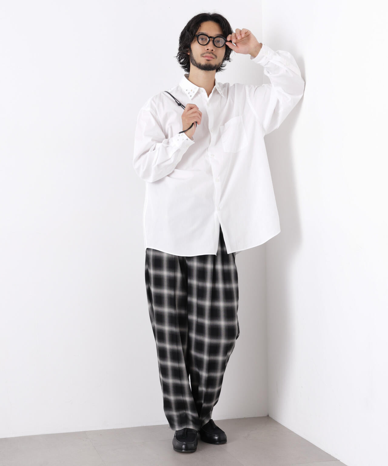 ｢ASSEMBLANC｣ スタッズシャツ 6686220202