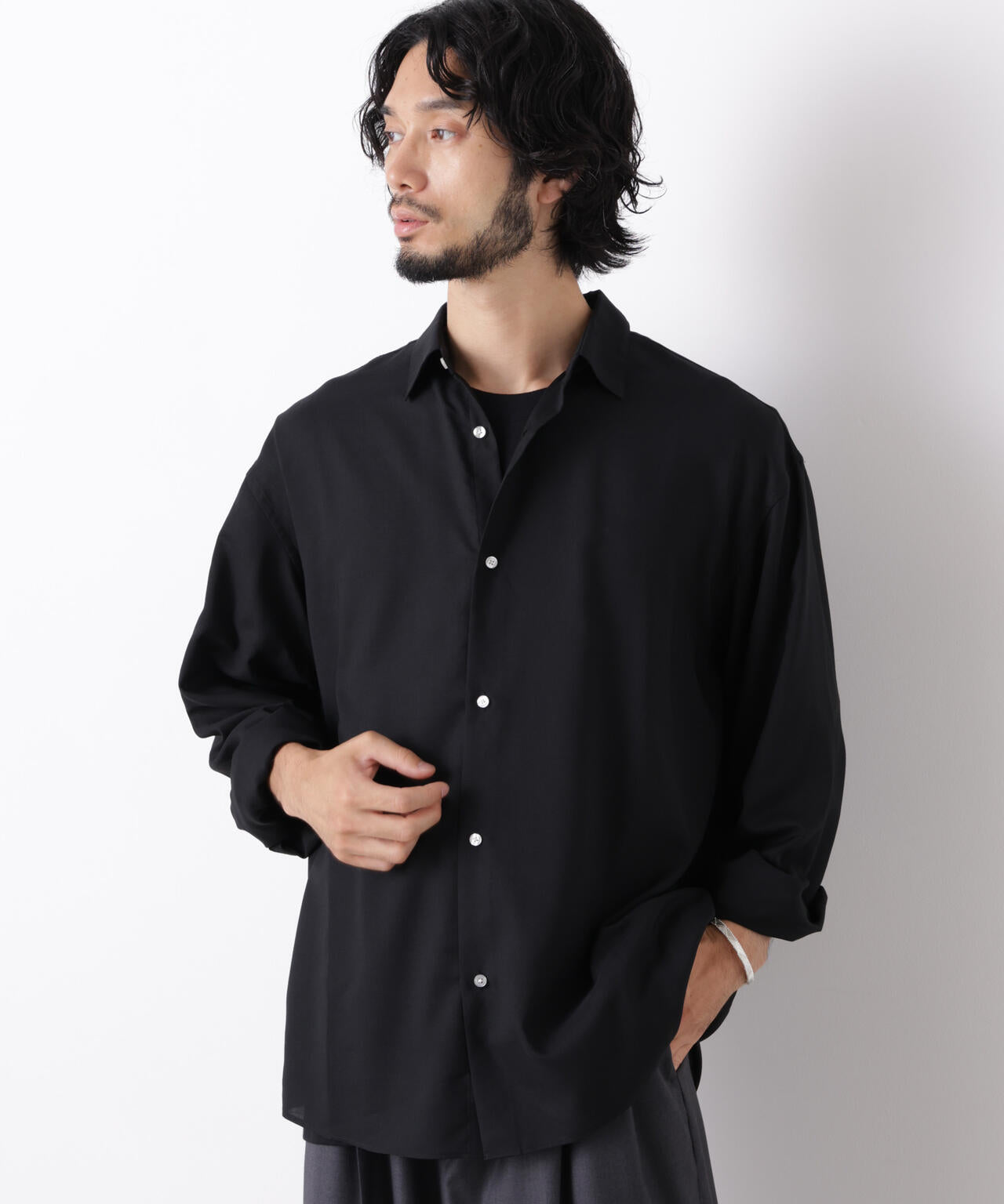 ｢OtoNANO｣LIM-BRESS ワイドシャツ 長袖 6686220207