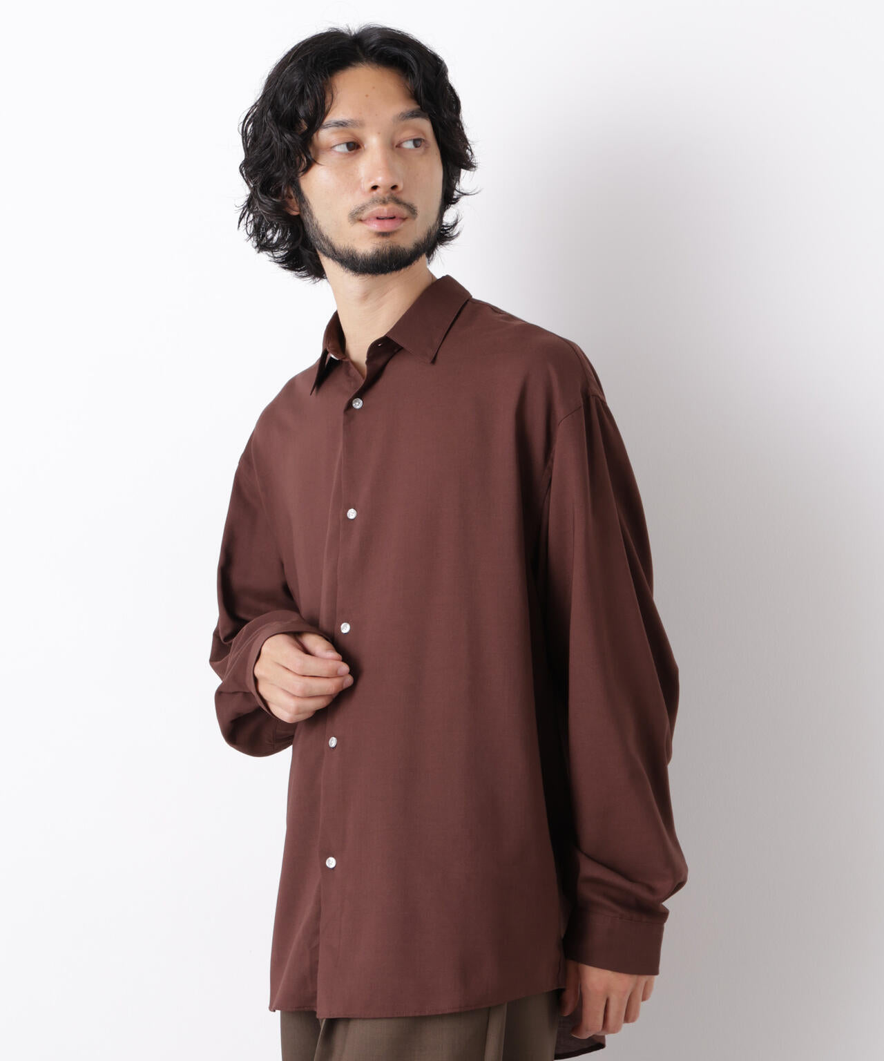 ｢OtoNANO｣LIM-BRESS ワイドシャツ 長袖 6686220207