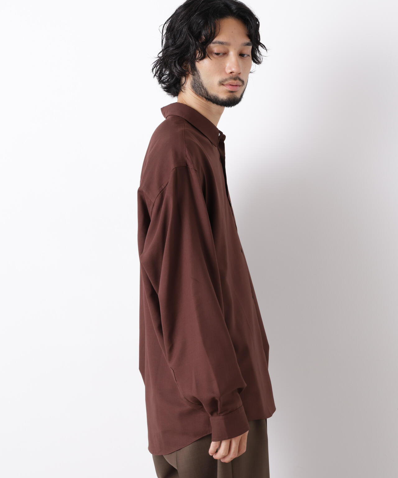｢OtoNANO｣LIM-BRESS ワイドシャツ 長袖 6686220207