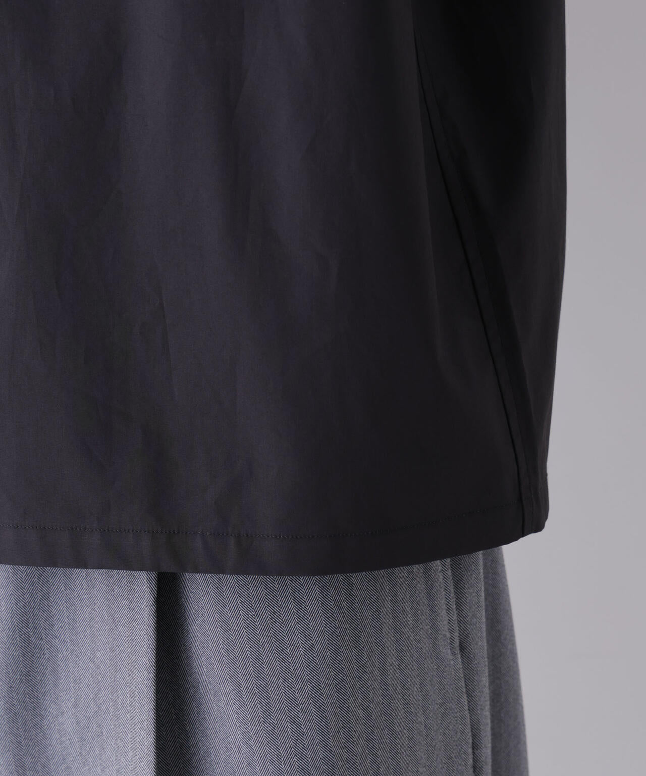｢James Fabric｣ ボクシークロップドシャツブルゾン 6686220210
