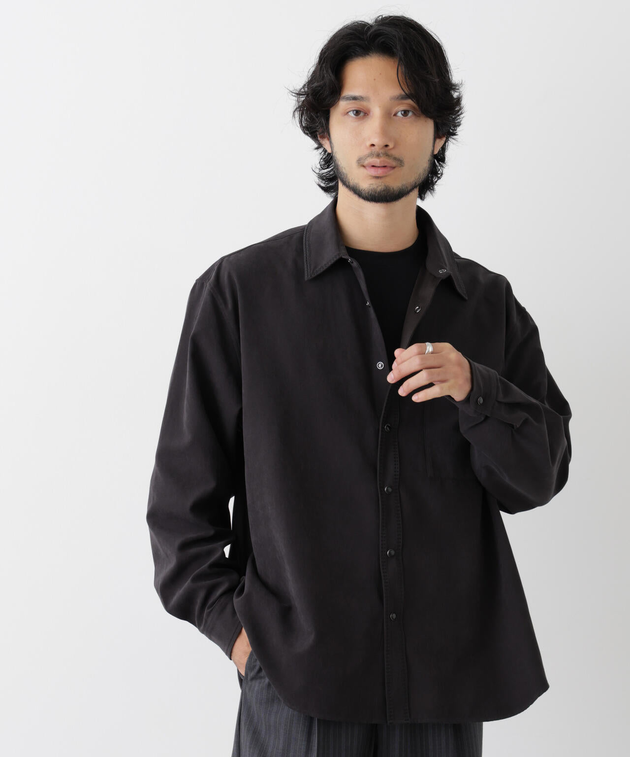 181cm　B:75 W:73 H:90 着用サイズ：L