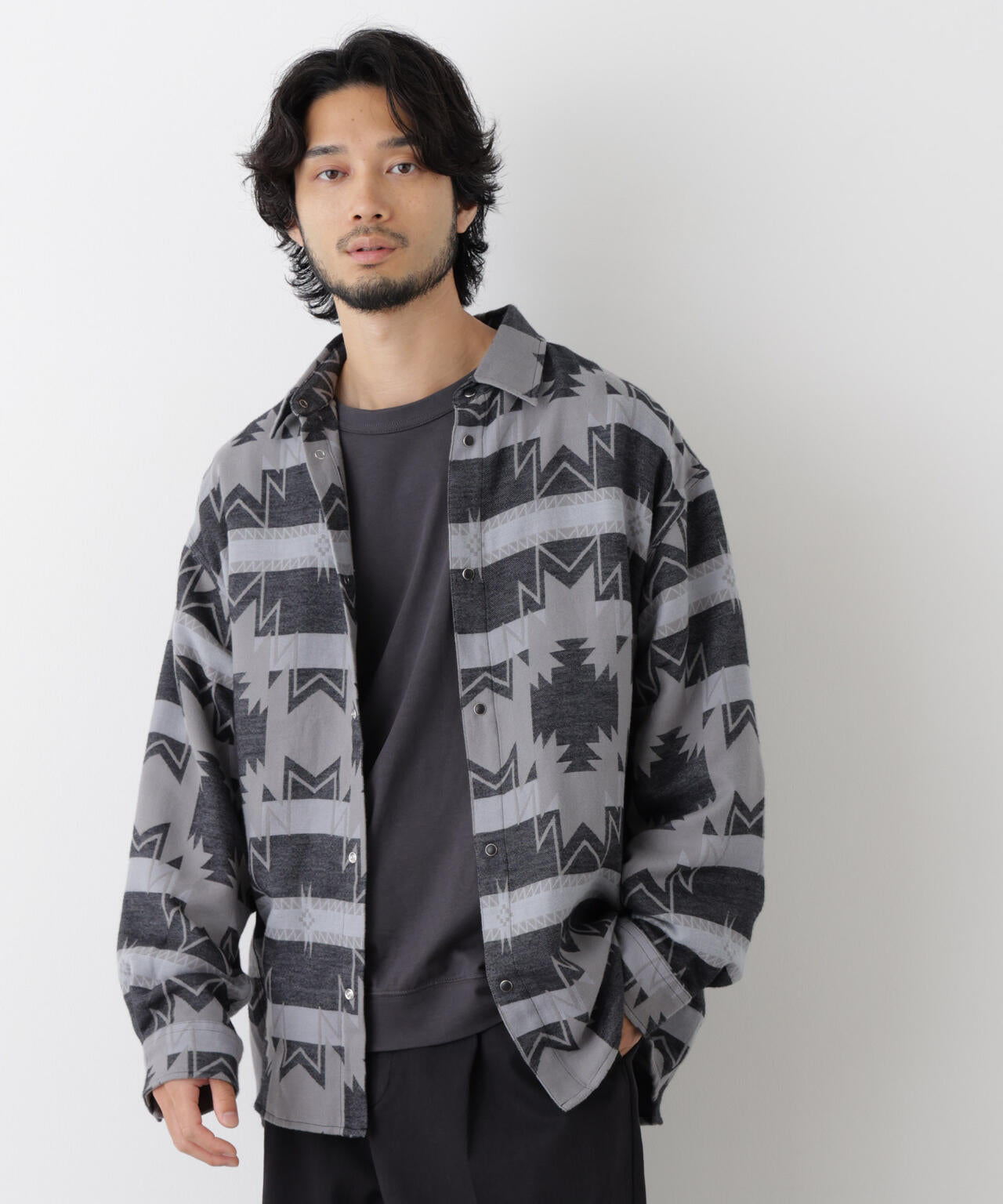 ネイティブダブルガーゼシャツ