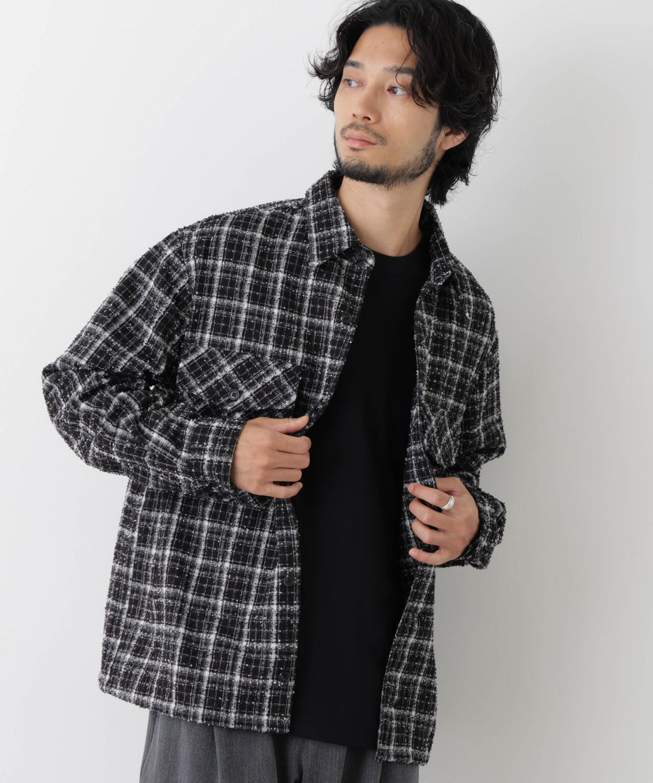 グレインネップCPOシャツ 6686220218