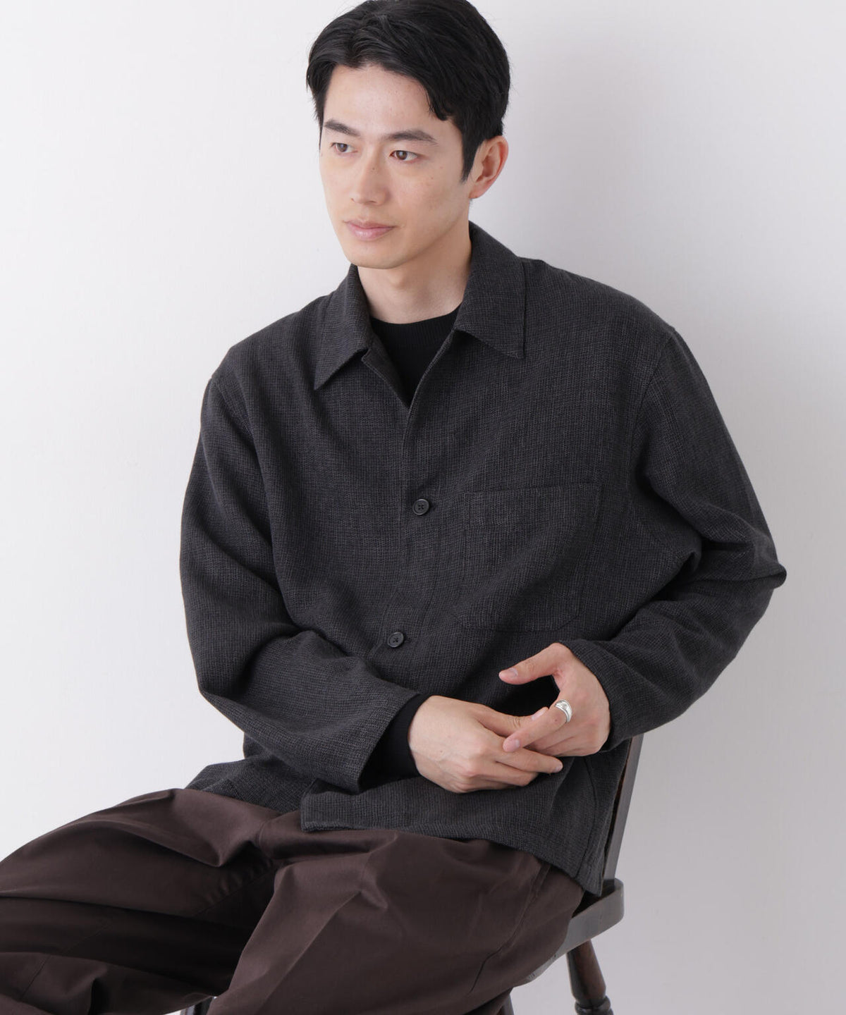 185cm B:92 W:77 H:90 着用サイズ：L
