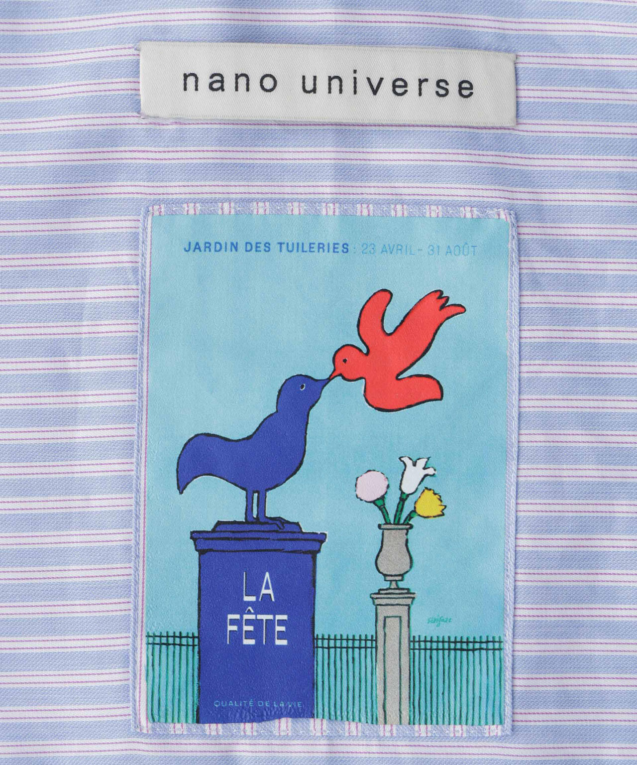「OtoNANO｣×SAVIGNAC レタードワイドシャツ 6686220220