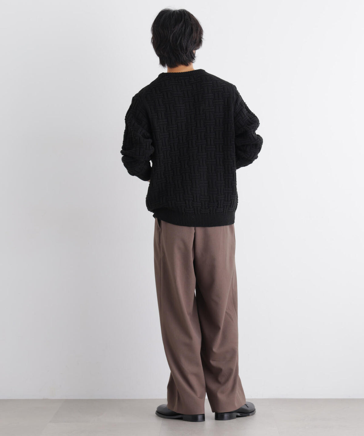 ジオメトリックニット 6686222221