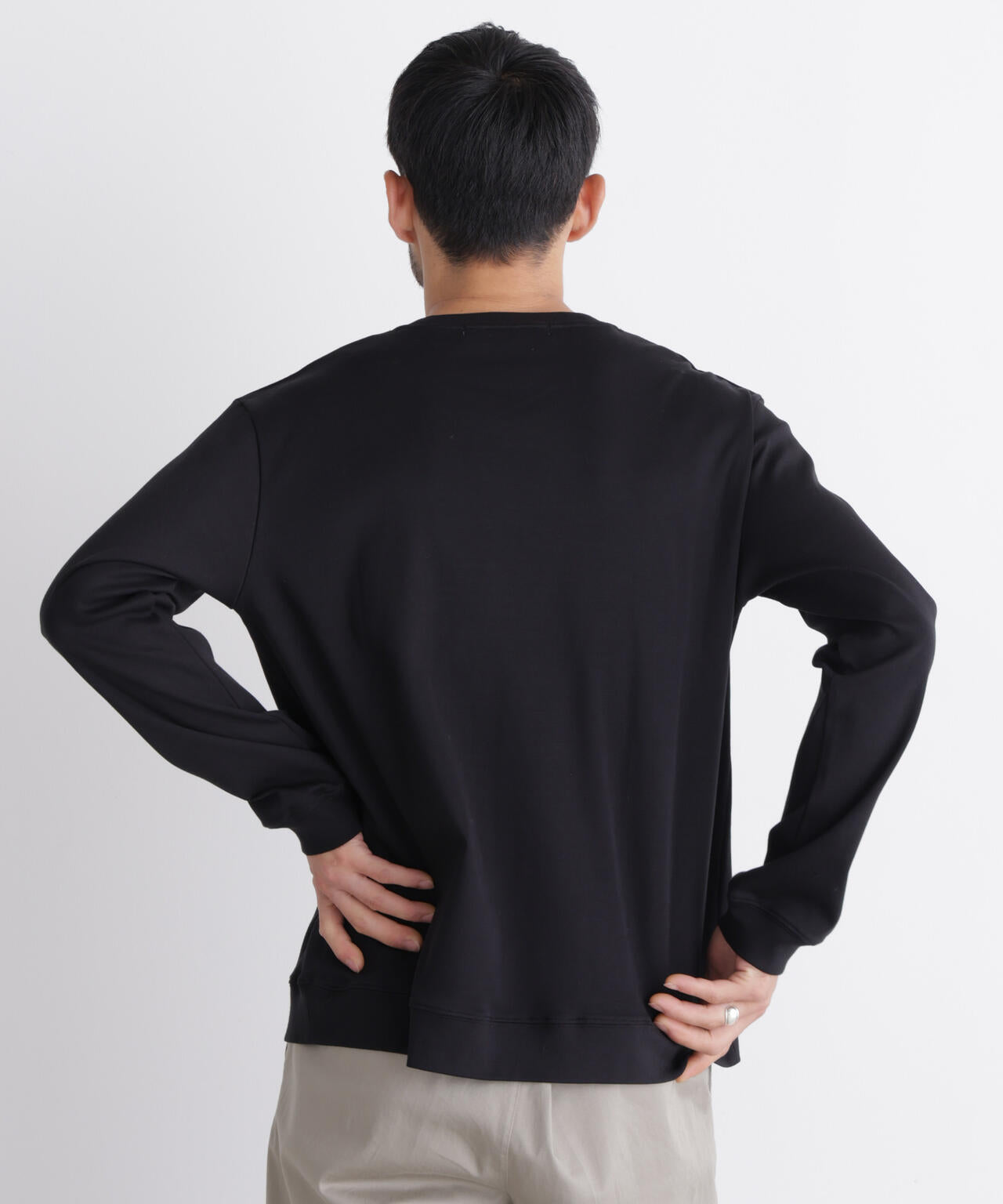 「FORMAL JERSEY」クルーネックカットソー長袖 6686223204