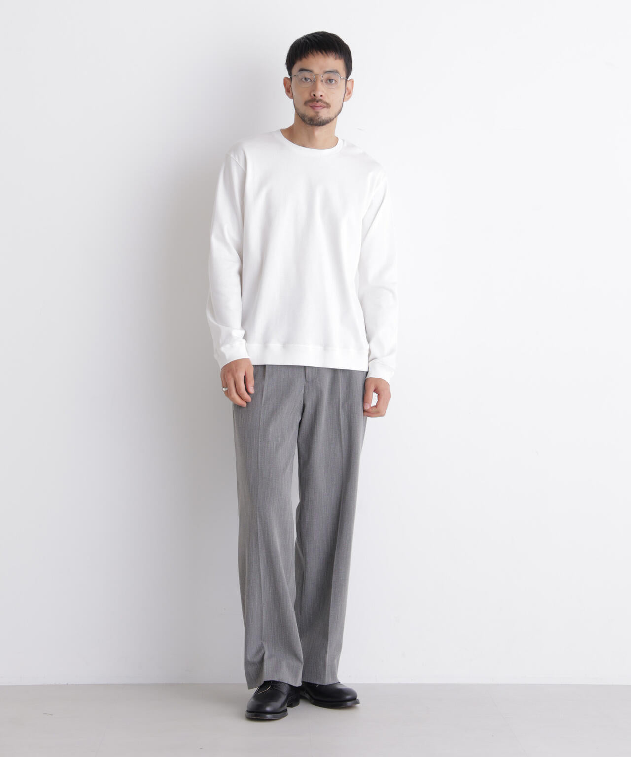「FORMAL JERSEY」クルーネックカットソー長袖 6686223204