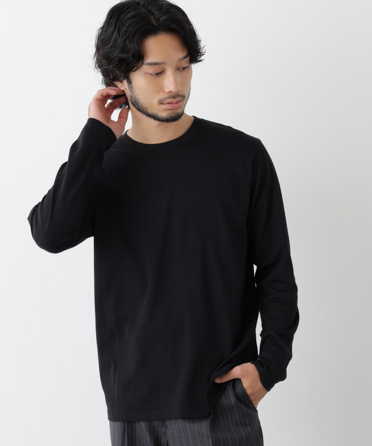 Anti Soaked(R) 汗染み防止 クルーネックTシャツ 6686223221
