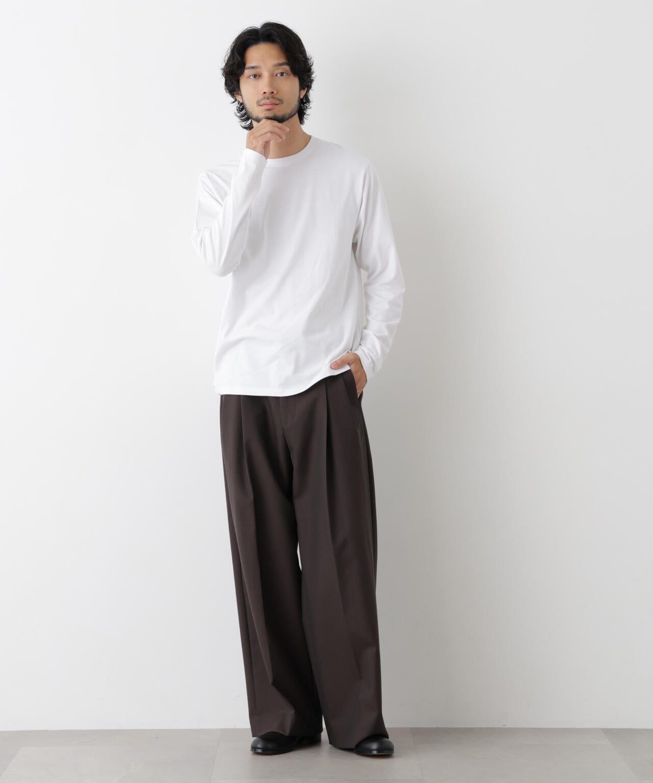 Anti Soaked(R) 汗染み防止 クルーネックTシャツ 6686223221