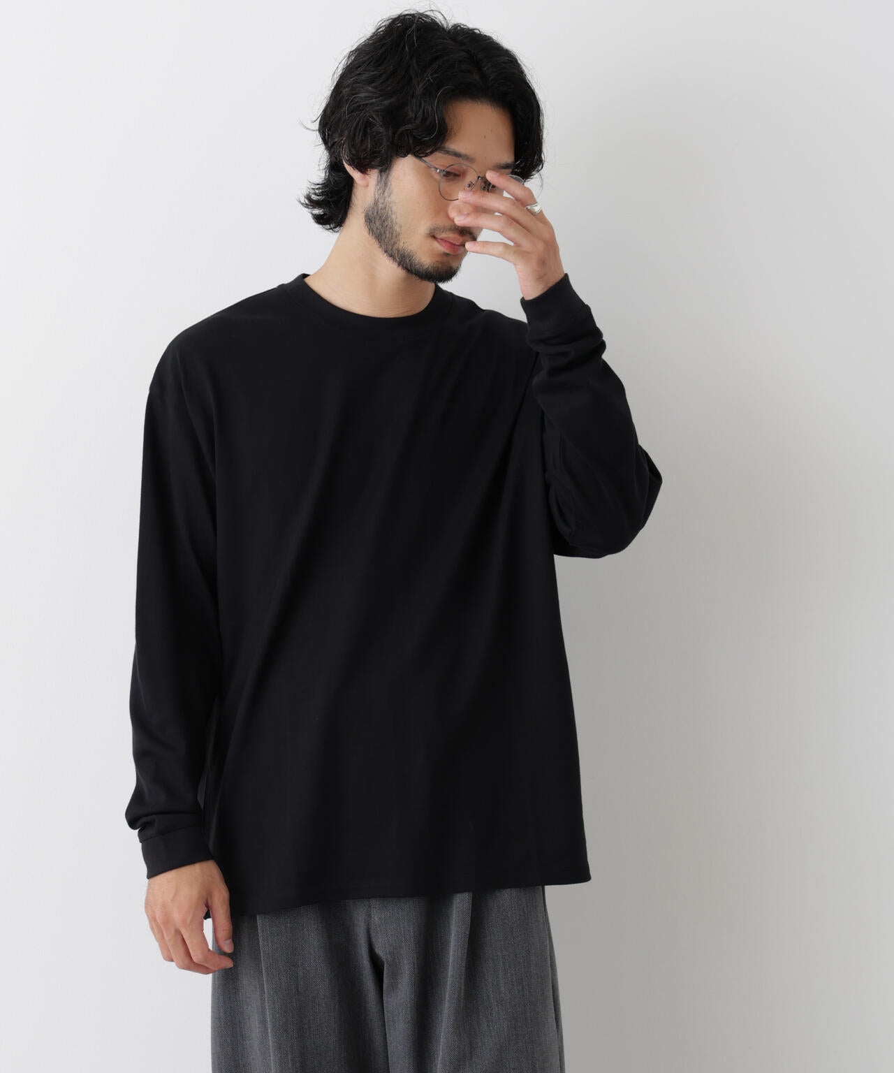 Anti Soaked(R)  汗染み防止 ビッグTシャツ 長袖 6686223222