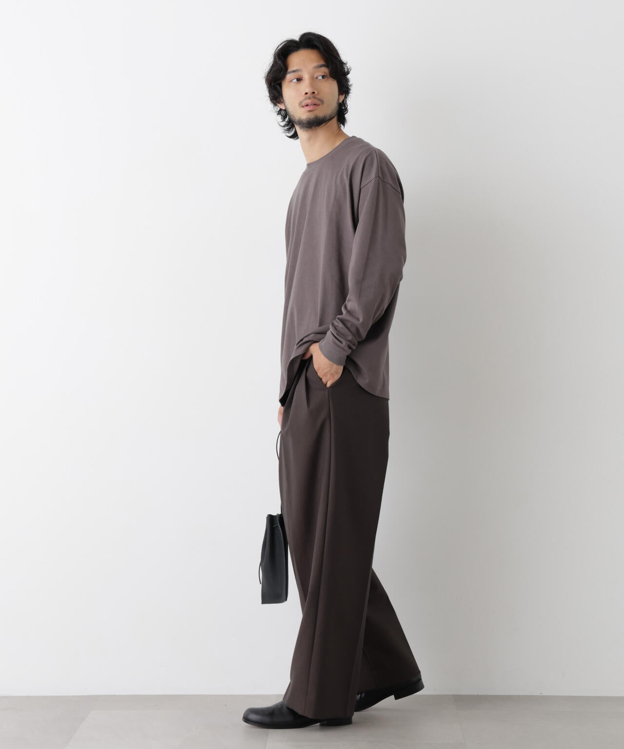 Anti Soaked(R)  汗染み防止 ビッグTシャツ 長袖 6686223222