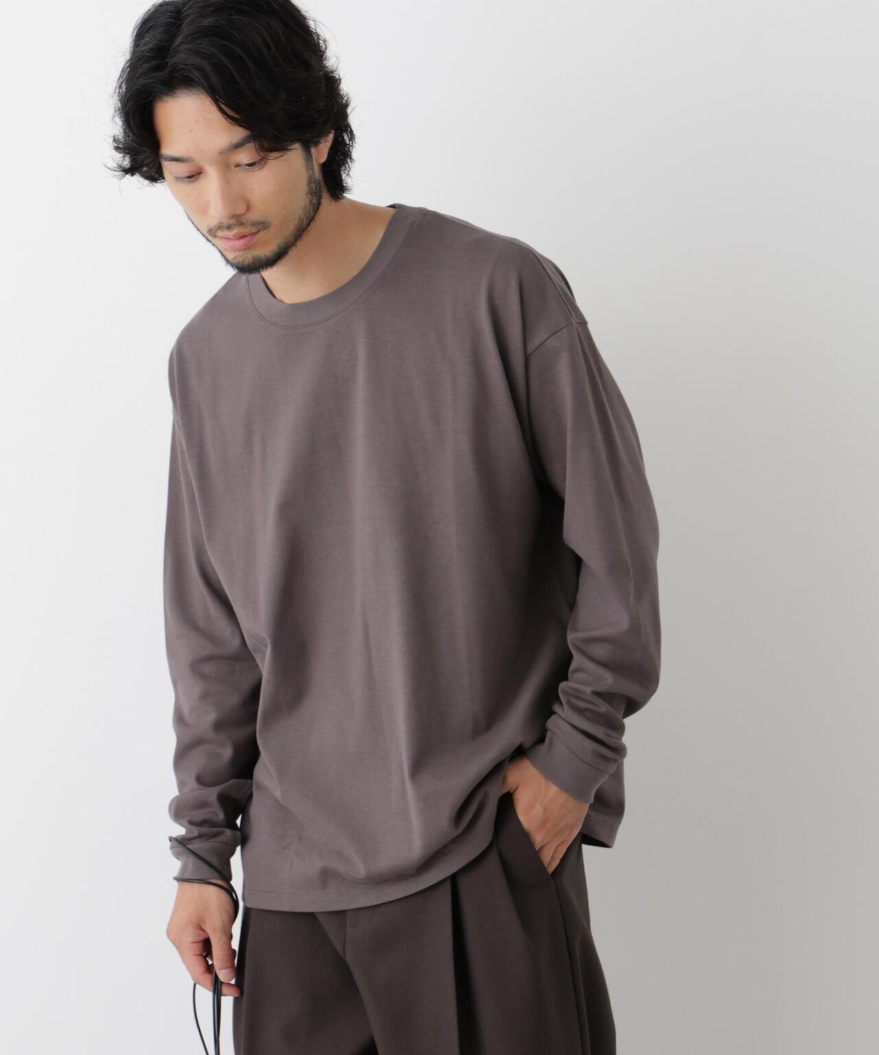 Anti Soaked(R)  汗染み防止 ビッグTシャツ 長袖 6686223222