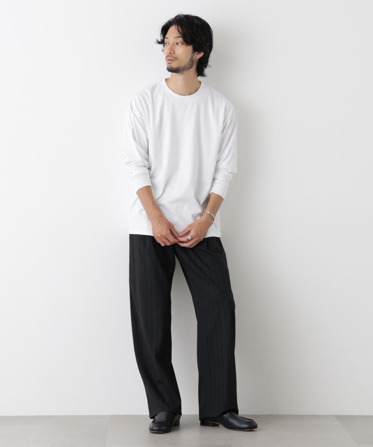 Anti Soaked(R)  汗染み防止 ビッグTシャツ 長袖 6686223222