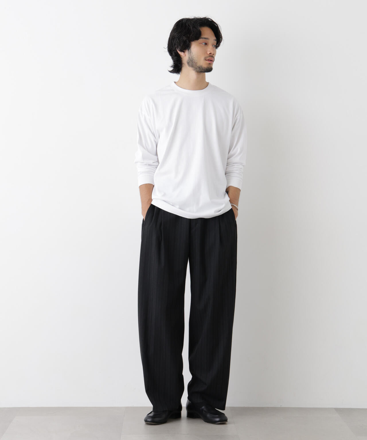 Anti Soaked(R)  汗染み防止 ビッグTシャツ 長袖 6686223222