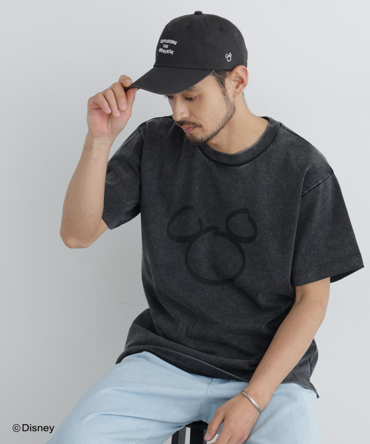 NANO×DISNEY ミッキーマウス フェードTシャツ 6686224214