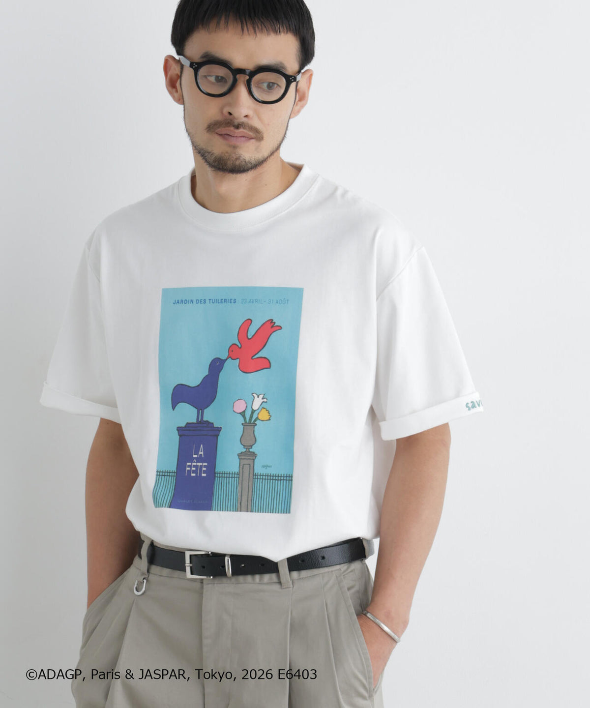 ｢OtoNANO｣×SAVIGNAC プリントTシャツ 6686224216