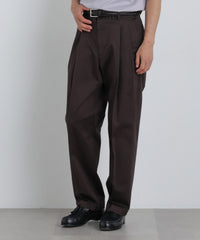 NewOnTrousers ウォッシュサテンWide テーパー