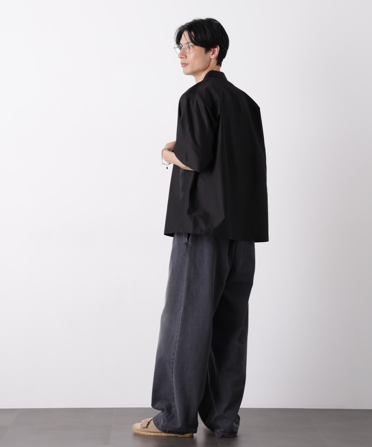 COOLLY DENIM ワイドイージーパンツ（接触冷感） 6686227205