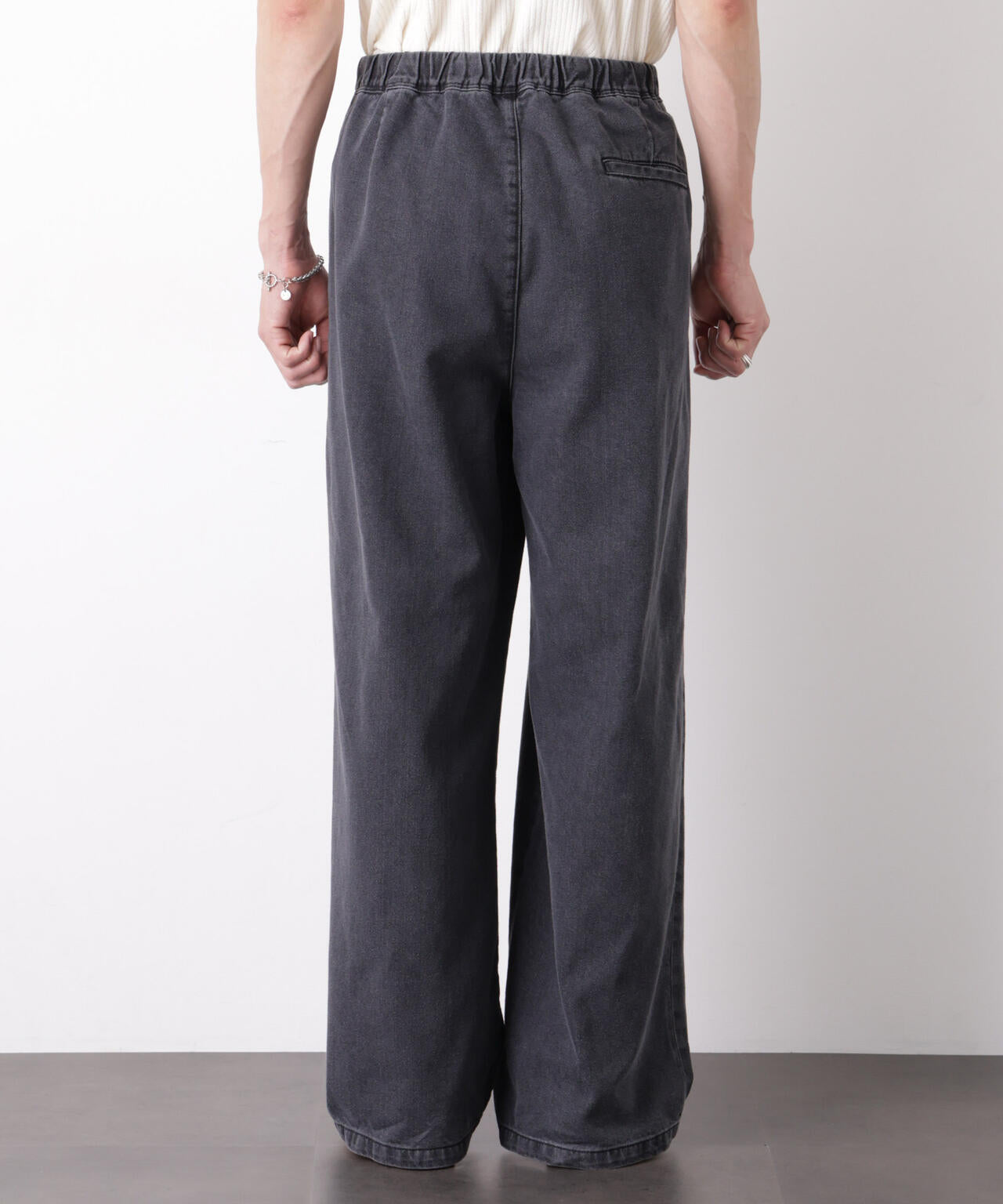 COOLLY DENIM ワイドイージーパンツ（接触冷感） 6686227205