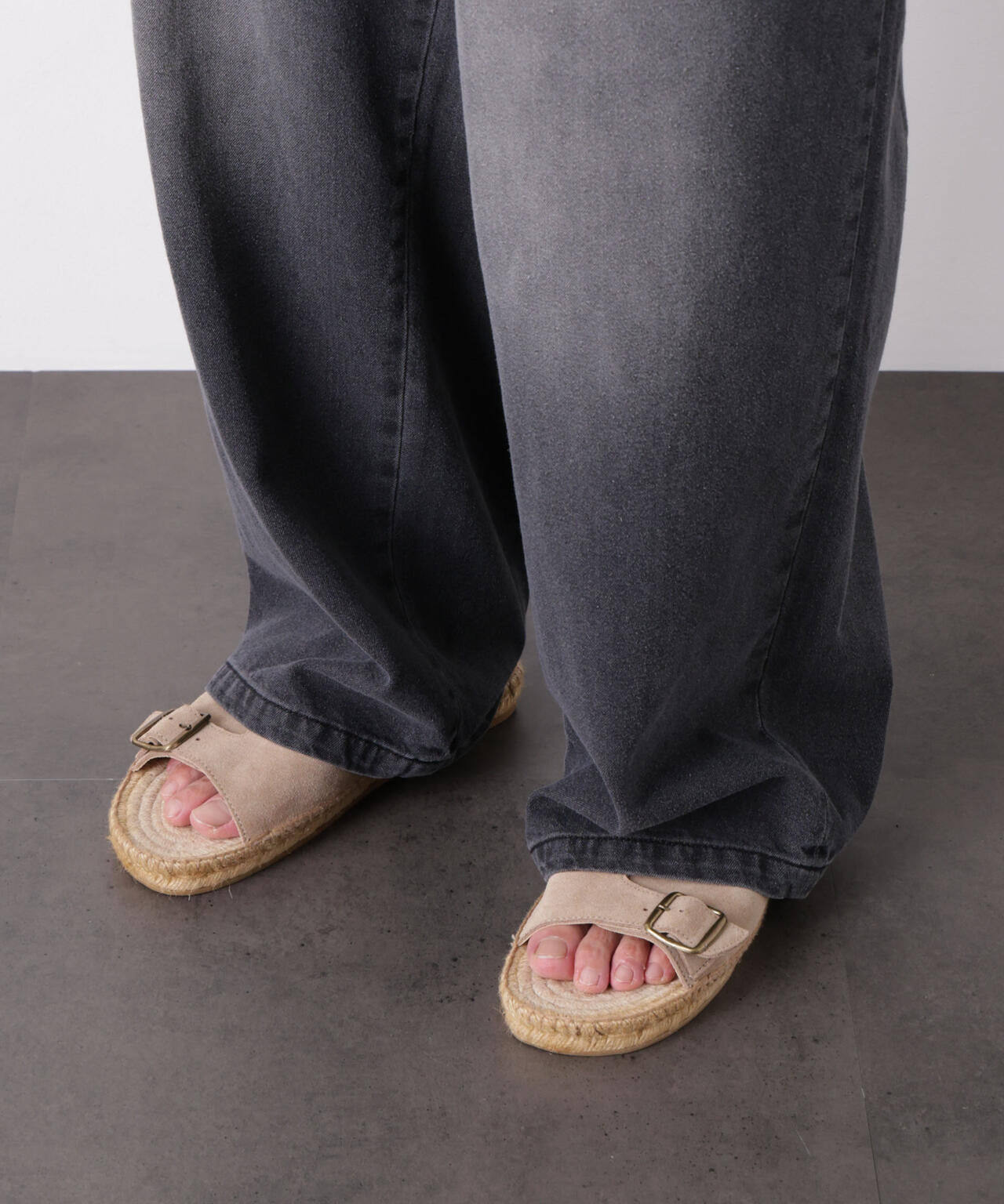 COOLLY DENIM ワイドイージーパンツ（接触冷感） 6686227205