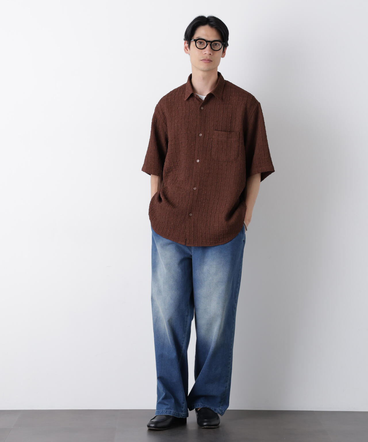 COOLLY DENIM ワイドイージーパンツ（接触冷感） 6686227205