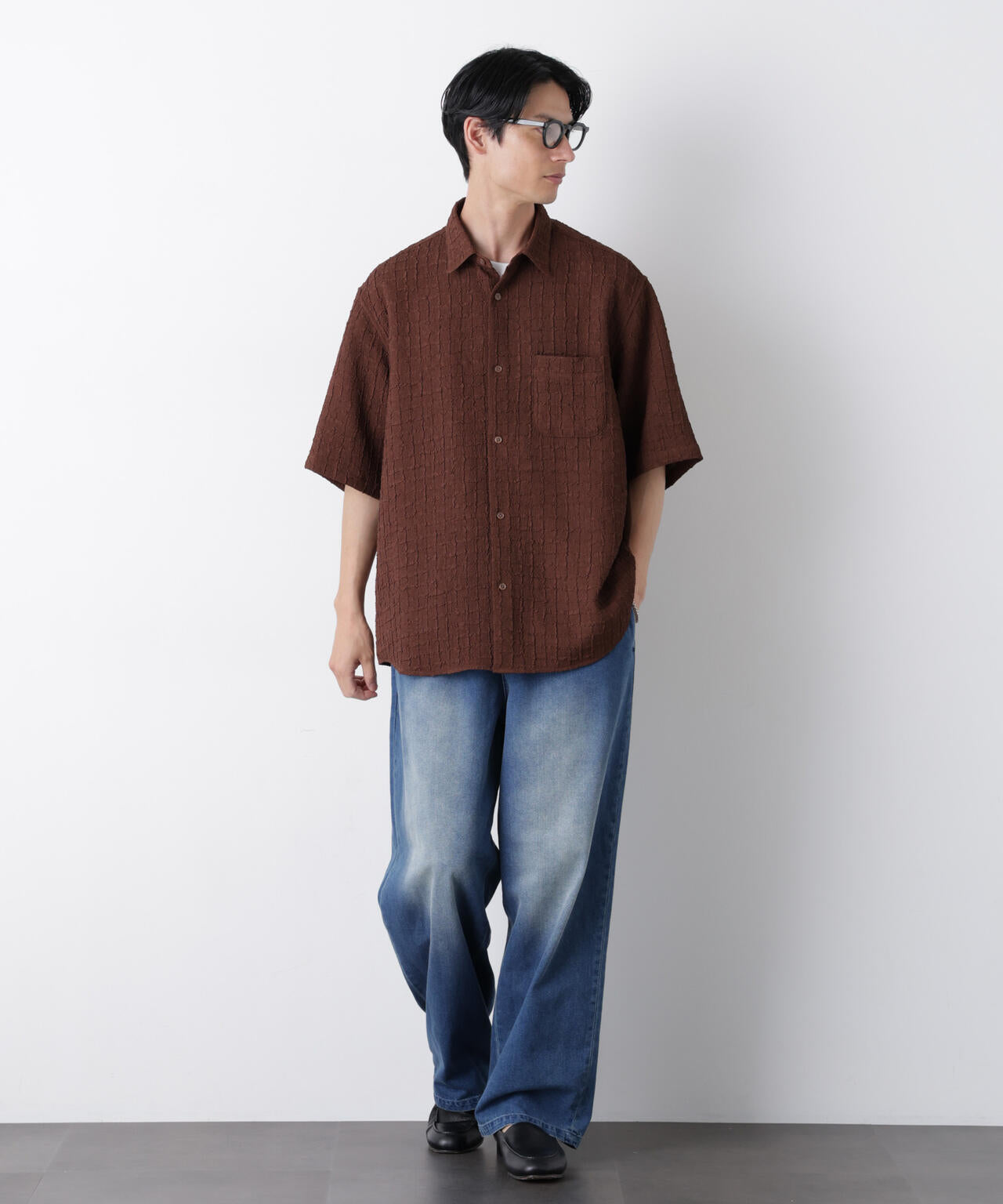 COOLLY DENIM ワイドイージーパンツ（接触冷感） 6686227205