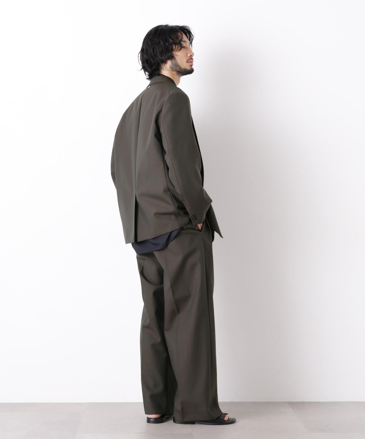 ｢ASSEMBLANC｣WOOLOX 2タックトラウザーズ(セットアップ可) 6686227207