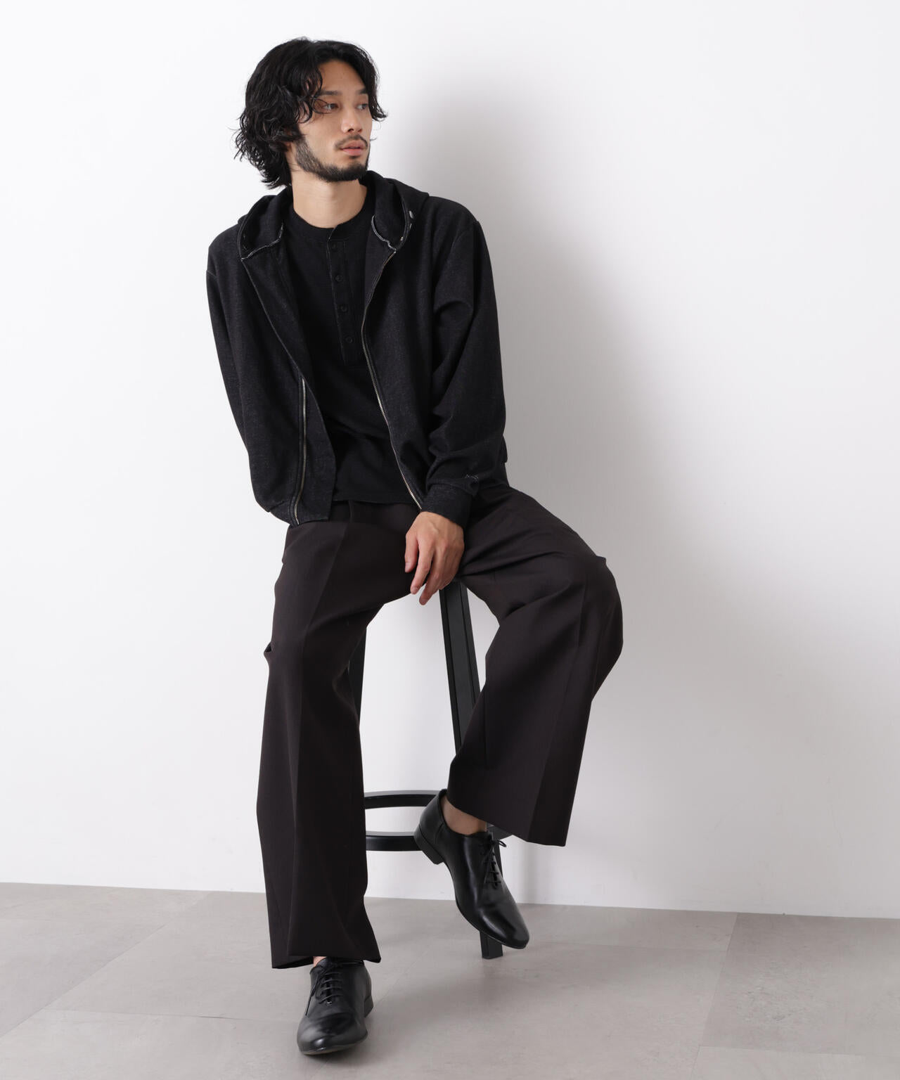 ｢ASSEMBLANC｣WOOLOX 2タックトラウザーズ(セットアップ可) 6686227207