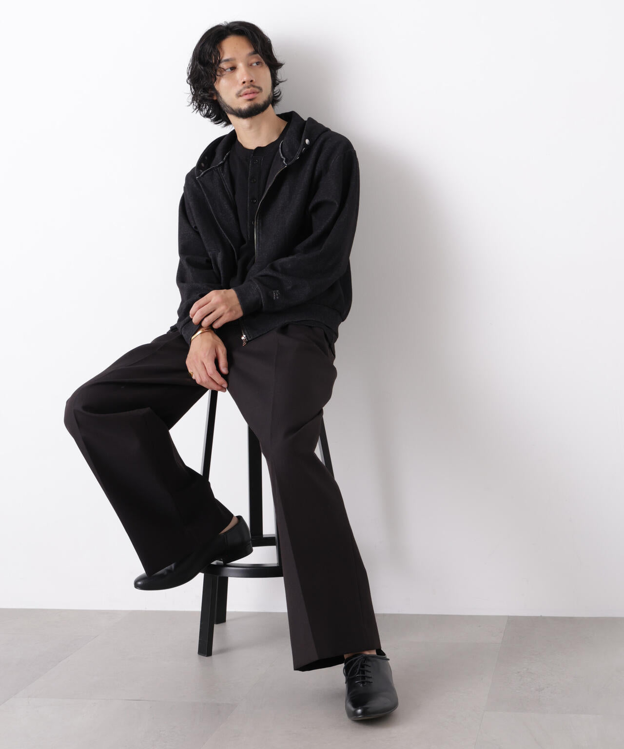 ｢ASSEMBLANC｣WOOLOX 2タックトラウザーズ(セットアップ可) 6686227207