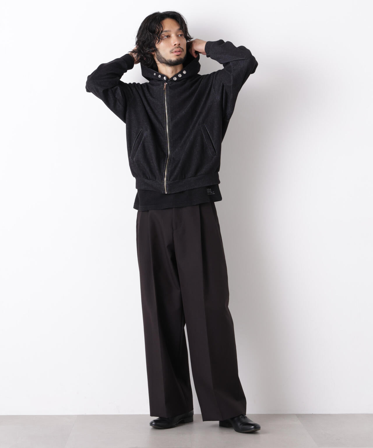 ｢ASSEMBLANC｣WOOLOX 2タックトラウザーズ(セットアップ可) 6686227207