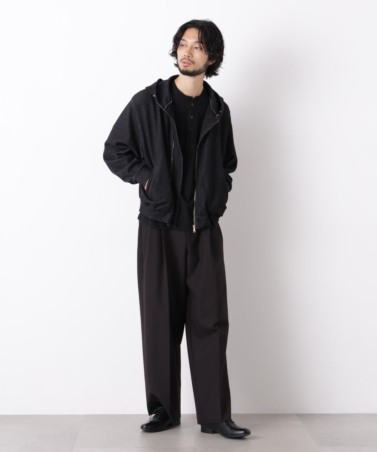 ｢ASSEMBLANC｣WOOLOX 2タックトラウザーズ(セットアップ可) 6686227207