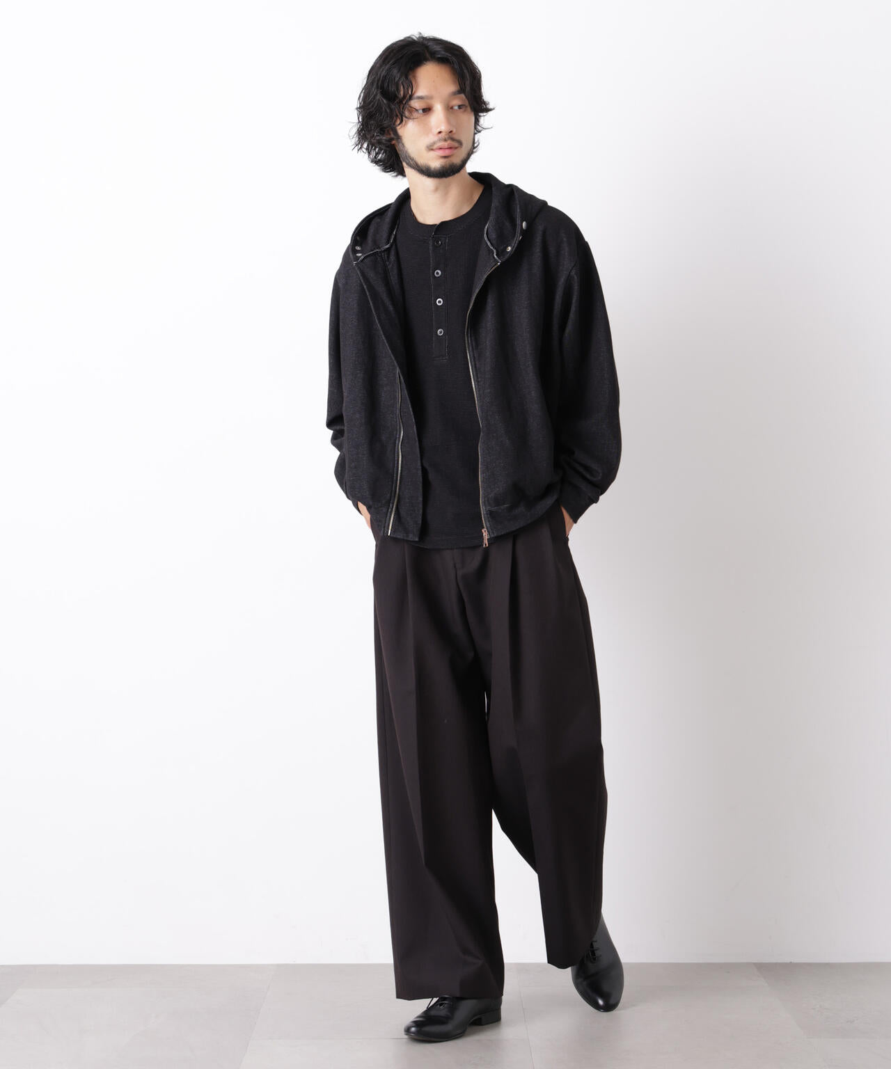 ｢ASSEMBLANC｣WOOLOX 2タックトラウザーズ(セットアップ可) 6686227207