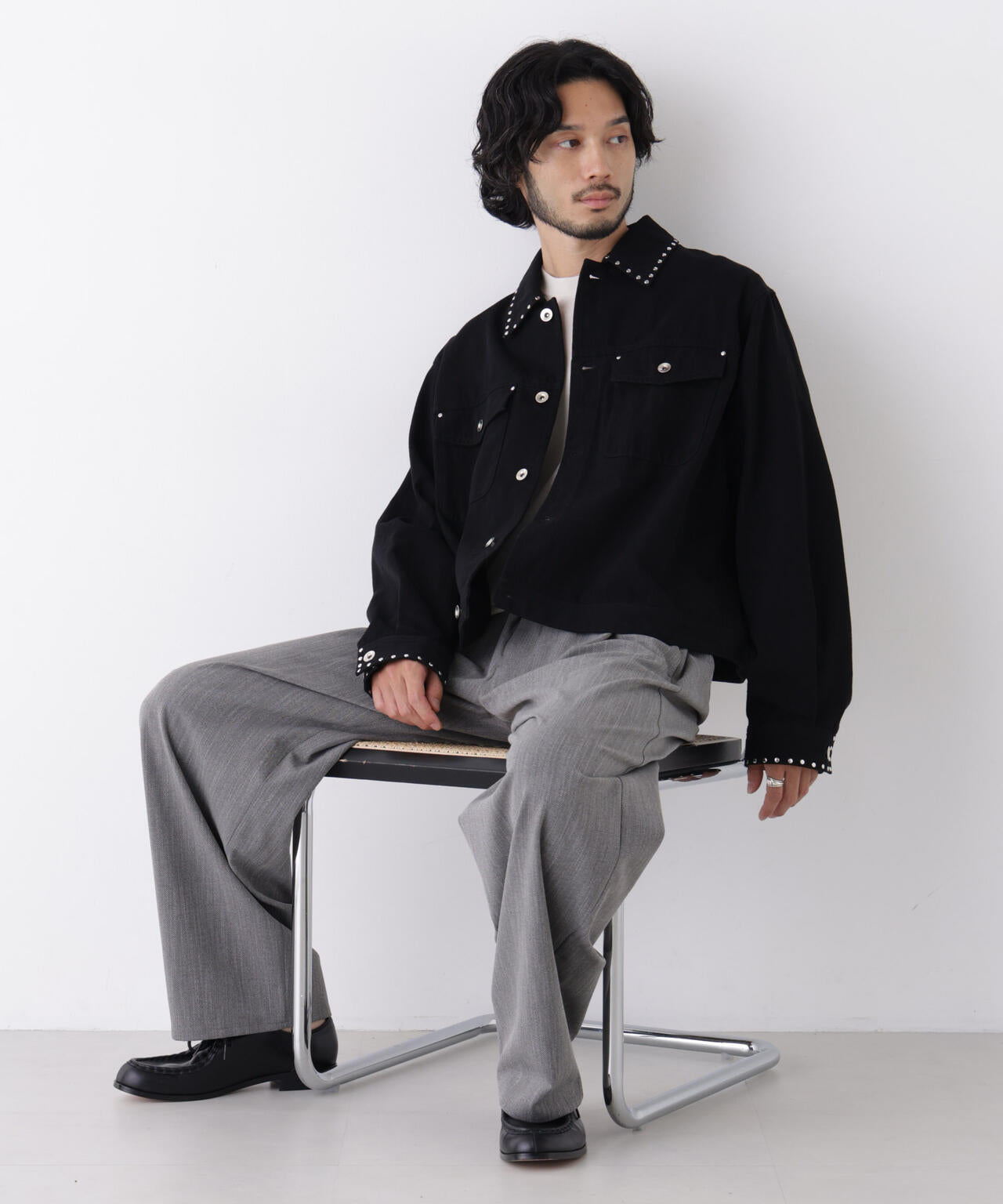 ｢DELEGANT｣ バレルレッグイージーパンツ（セットアップ可） 6686227209