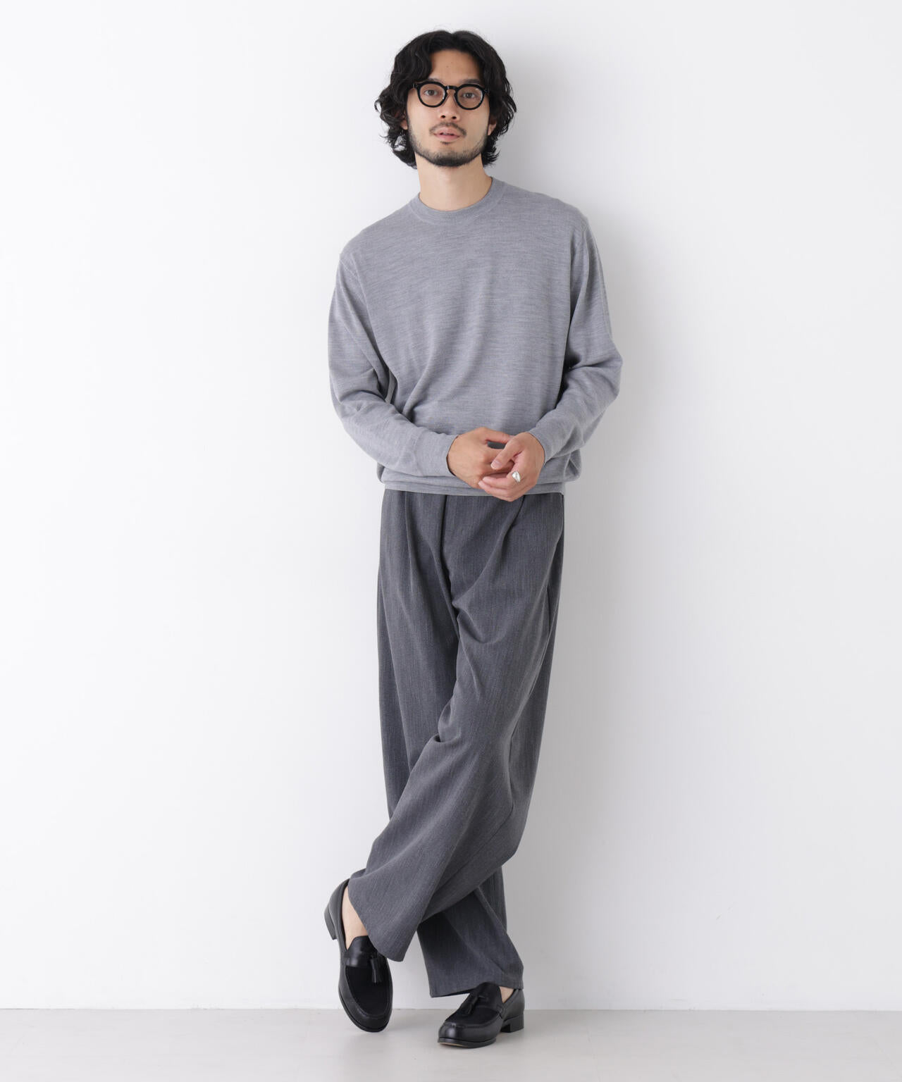 ｢DELEGANT｣ バレルレッグイージーパンツ（セットアップ可） 6686227209