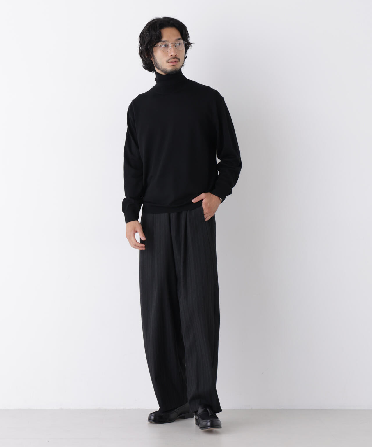 ｢DELEGANT｣ バレルレッグイージーパンツ（セットアップ可） 6686227209
